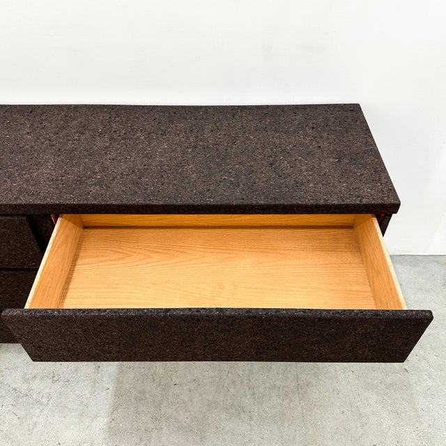 Vintage Mid Century Modern Cork Dresser 1970s 1980s For Sale - Image 10 of 11