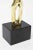 1980s Vintage Bronze Abstract Female Sculpture by Roberval on Black Granite Base For Sale - Image 5 of 11