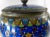 19th Century Japanese Cloisonne Enameled Potpourri Vase With Butterflies For Sale - Image 12 of 13