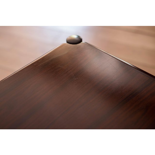 Danish Modern Rosewood Flip Top Game Dining Table by Kibaek Møbelfabrik For Sale - Image 14 of 17