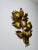 Metal Florentine Flower Shape Wall Lamp attributed to Hans Kögl, Germany, 1950s For Sale - Image 7 of 10