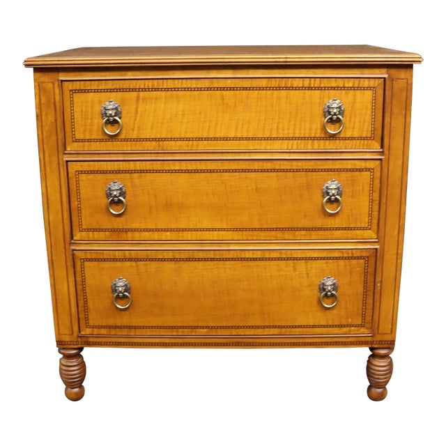 Councill Tiger Maple Chest For Sale