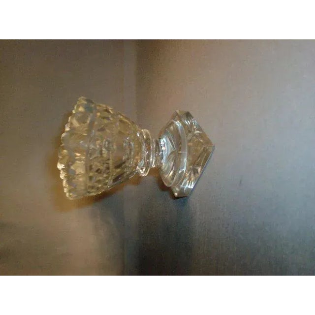 1790 George III Anglo Irish Lead Crystal Cut Glass Footed Compote For Sale - Image 4 of 7