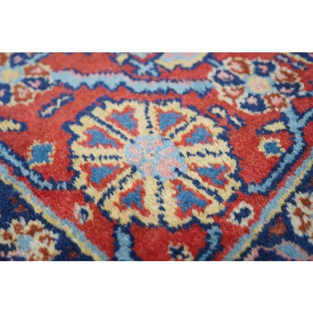 Textile Vintage Sarouk Rug 7'1'' x 10'6'' For Sale - Image 7 of 11