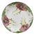 French Majolica Poppies Plate Luneville, Circa 1910 For Sale