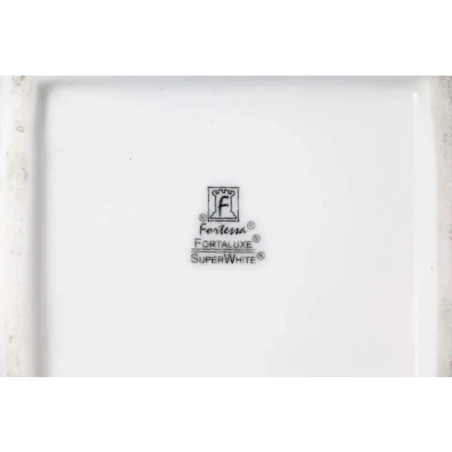 Waldorf Astoria Fortessa Fortaluxe Superwhite 4.5 Square Dip Dish For Sale - Image 6 of 7