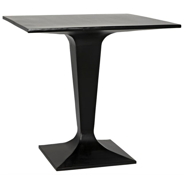 Not Yet Made - Made To Order NOIR Anoil Bistro Table in Black Metal For Sale - Image 5 of 5