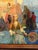 1920s Signed Original Ettore Caser (1880-1944) Early 20th Century Oil Painting Rare For Sale - Image 5 of 12