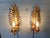Hollywood Regency Italian Wall Sconces in Gilt Metal, 1970s, Set of 2 For Sale - Image 4 of 13