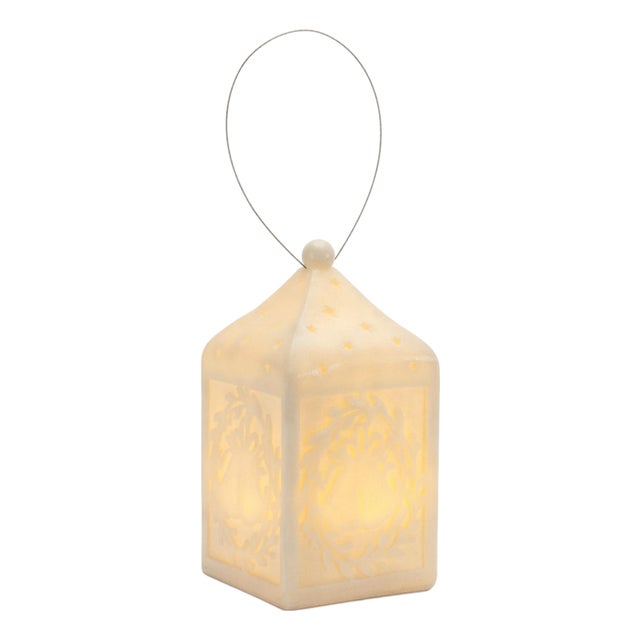 Holiday Bell Pendant Lantern 9"H For Sale