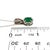 Natural Emerald Diamond Pendant Necklace 18" 14k WG 1.84 TCW Certified For Sale In New York - Image 6 of 7