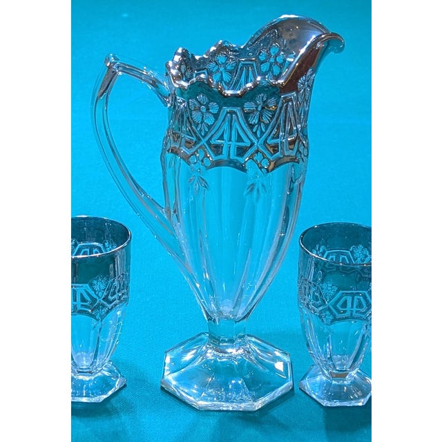 Elegant antique Tiffin Glass serving set, originally part of my great-great-grandmother’s 1916 wedding collection. This...