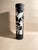 Glass Large Cameo Glass Cylinder Vase Black and White For Sale - Image 7 of 11
