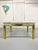 Mid-Century Tubular Brass Coffee Table For Sale - Image 4 of 12