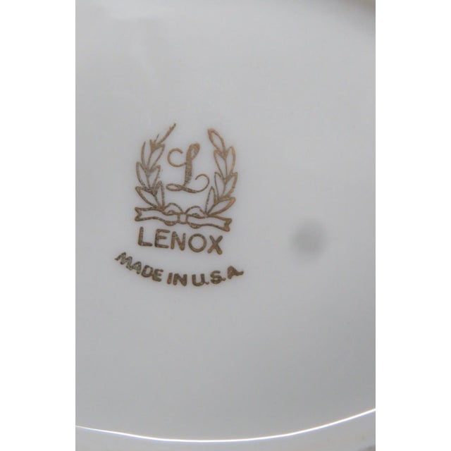 Lenox Porcelain Swan Figurine Bowl Planter Dish Ivory Color Made in Usa 5206b For Sale - Image 15 of 15