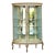 Vintage Curved Glass Display Cabinet For Sale
