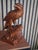 Brienz Swiss Woodcarvers, Eagle Sculpture, 1920s, Glass and Wood For Sale - Image 4 of 18