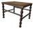 Antique Walnut and Cane Spool Bobbin Leg Footstool, Plant /Display Stand For Sale