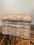 1990s Tufted Ottoman With Skirt - Robert Allen Upholstery For Sale - Image 13 of 13