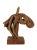 Abstract Vintage Abstract Modern Teak Driftwood Horse Head Bust Sculpture Statue For Sale - Image 3 of 10