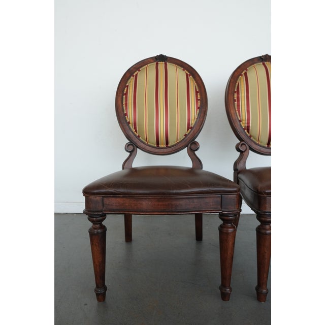 Drexel Heritage Oval Back Dining Chair (Set of 2) For Sale - Image 11 of 17