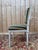 Wood Louis XVI Style Chairs in Painted Wood and Striped Velvet, 1970s, Set of 6 For Sale - Image 7 of 10