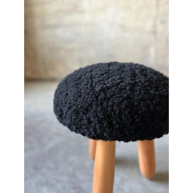 Mid-Century Modern Awassi Tripod Mushroom Stool For Sale - Image 3 of 7