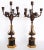Gold Antique Gilt Bronze Candelabra With Granite Bases-Pair For Sale - Image 8 of 8