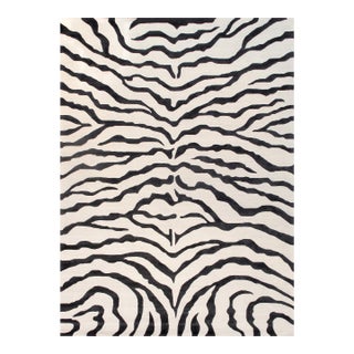 Edgar Hand-Tufted Ivory Area Rug- 5' 0'' X 8' 0'' For Sale