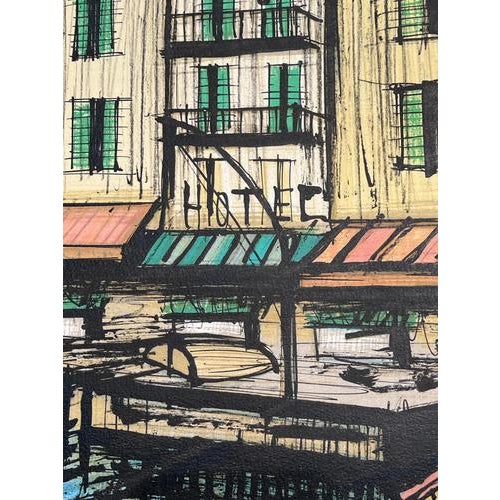 Bernard Buffet, The Fishing Port, 1979, Lithograph For Sale - Image 4 of 7
