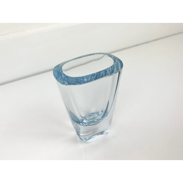 Strombergshyttan Small Swedish Crystal Vase by Strombergshyttan For Sale - Image 4 of 13