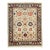 9x12 Handcrafted Xena Ivory Geometric Modern Hand Knotted Wool Carpet Rug For Sale