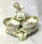 White Vintage Herend Queen Victoria Porcelain Twin Salt Cellar With Cherub For Sale - Image 8 of 8