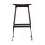 Arthur Wooden Seat Bar Stool - Dark Wood / Matte Black For Sale In Atlanta - Image 6 of 6