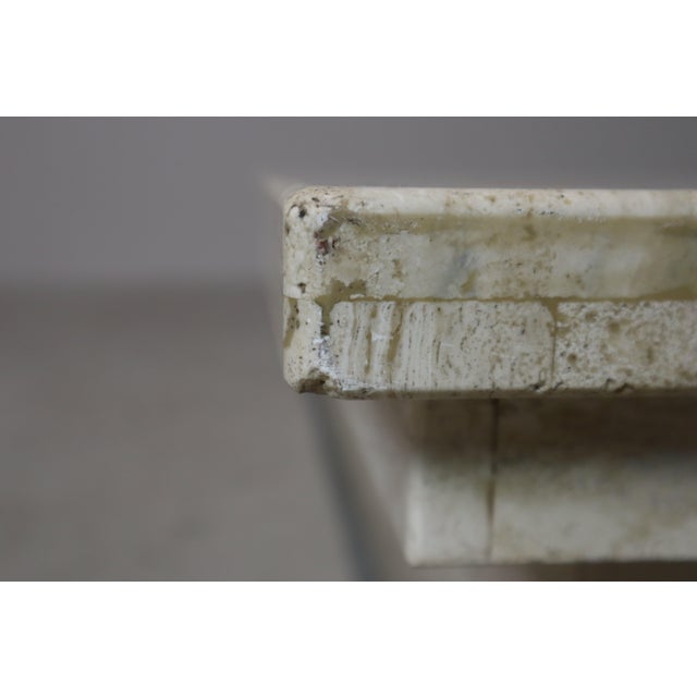Vintage Travertine Coffee Table, Italy, 1970s For Sale - Image 18 of 18