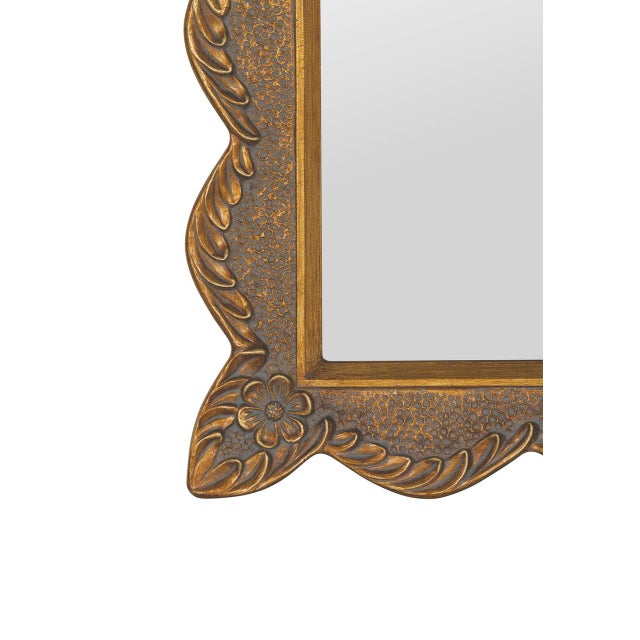 Vail Sculpted Wall Mirror For Sale - Image 6 of 9