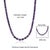 38.6 Ct Purple Amethyst Necklace in Solid 925 Sterling Silver For Sale - Image 10 of 12