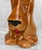Brown Mid-Century Sad Bloodhound Ceramic Sculpture 11" For Sale - Image 8 of 9