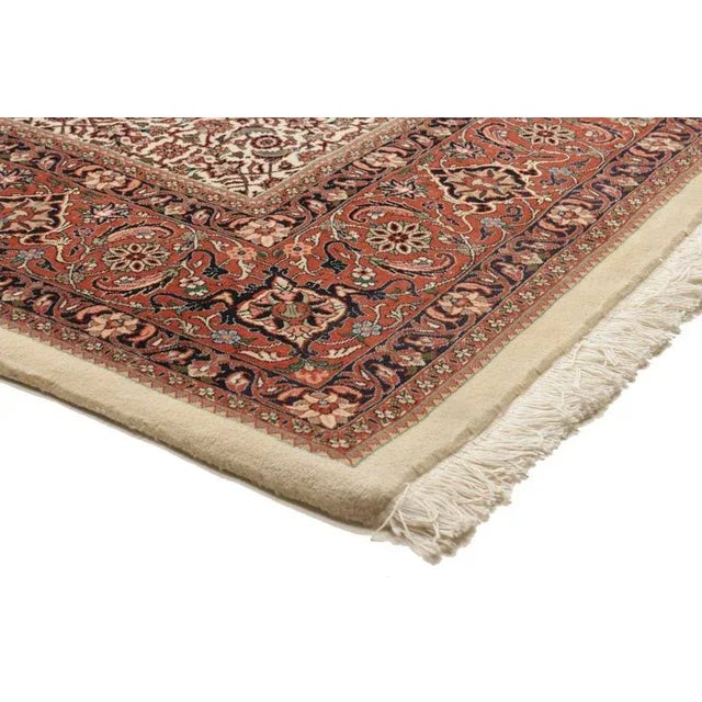 Middle Eastern Bijar Rug in Hand-Knotted Wool For Sale - Image 5 of 11