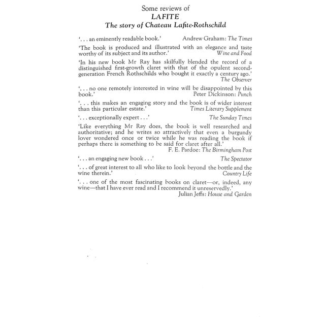 White "Bollinger: The Story of a Champagne" 1971 Ray, Cyril For Sale - Image 8 of 12