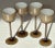 Mid-Century Modern Carlo Moretti Smokey Taupe Tall Wine Glasses - Set of 4 For Sale - Image 3 of 10