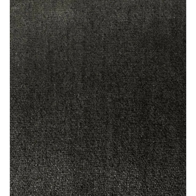 Sample - The House of Scalamandré Tiberius Fabric, Charcoal For Sale