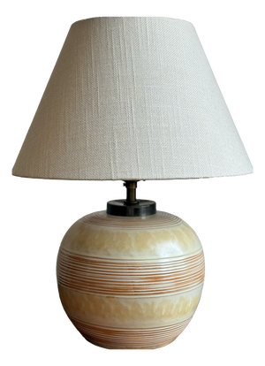 Art Deco Table Lamp by Anna-Maria Thomson for Upsala Ekeby, 1930s