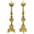 Gold Italian Baroque Style Candlesticks, 19th Century, Set of 2 For Sale - Image 8 of 8