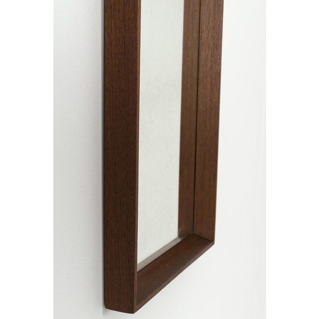 Vintage Danish Rectangular Mirror For Sale - Image 3 of 7