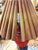 Antique Asian Red Cinnabar Lamp With Original Paper Pleated Shade For Sale - Image 9 of 12