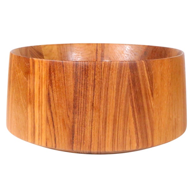 Mid 20th Century 1970s Set of Danish Modern Teak Bowls by Quistgaard for Dansk - 3 pcs For Sale - Image 5 of 12