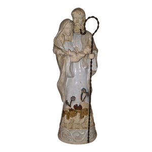 Vintage Ceramic Holy Family Statue