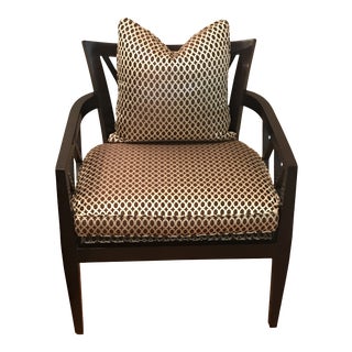 Modern Baker Barbara Barry X Back Chair For Sale