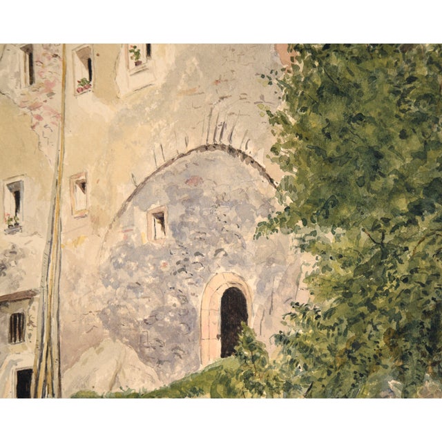 The Nailsmith Houses, Late 19th Century Rattenberg Austria Historical Landscape For Sale - Image 4 of 6